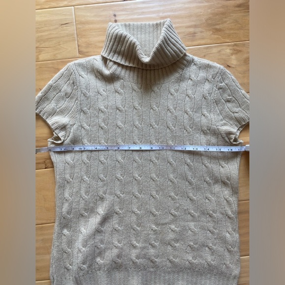 Ralph Lauren 100% cashmere turtleneck cable knit sweater - Picture 4 of 5